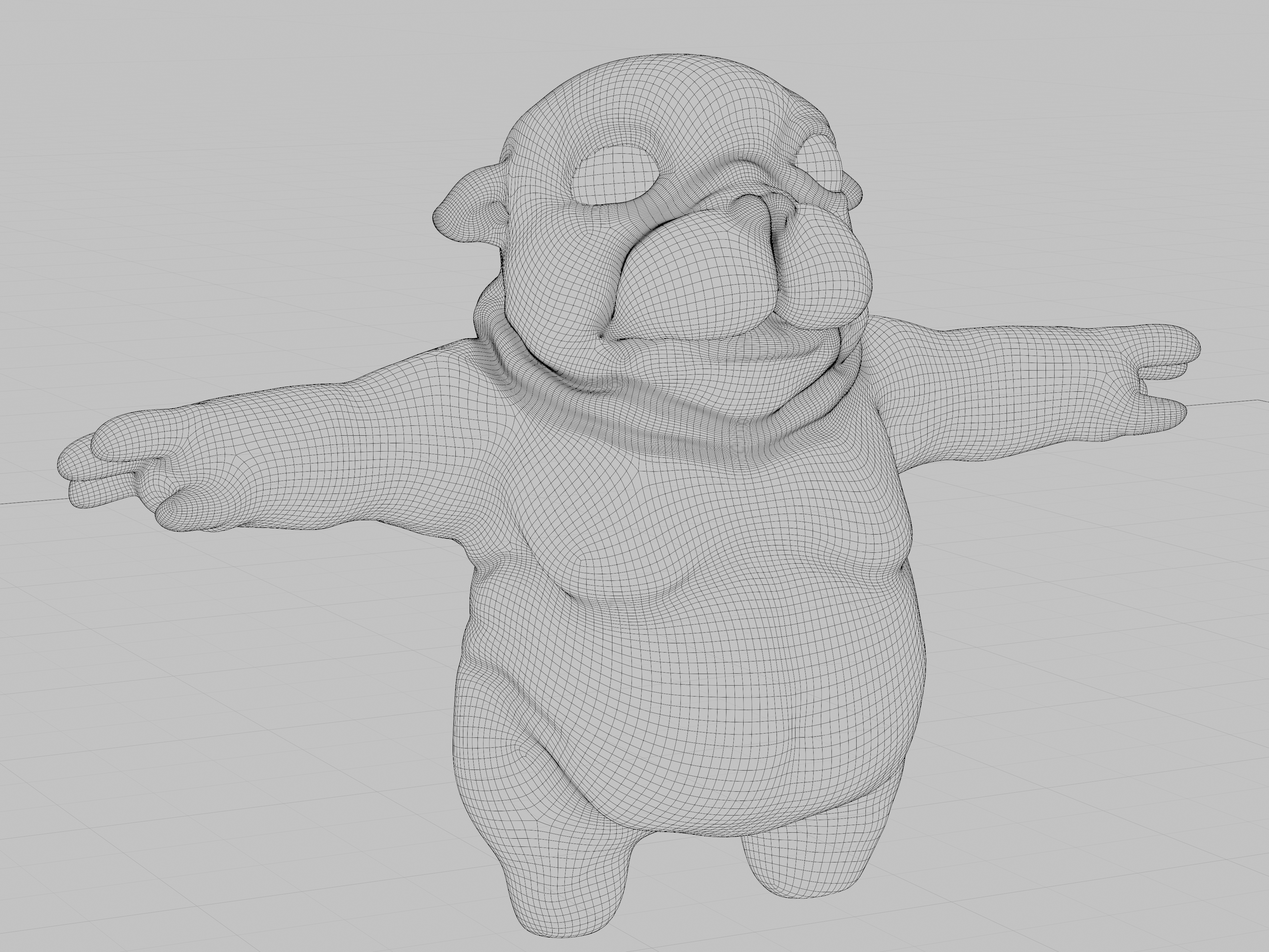 Dog Wireframe