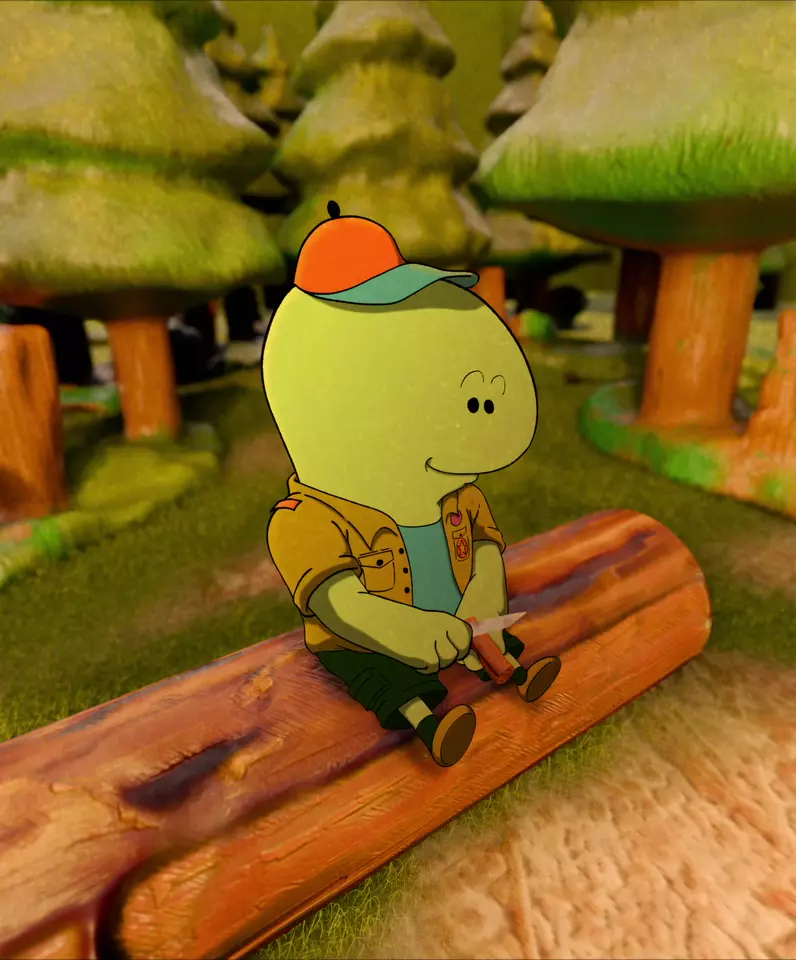 Whittling Animation